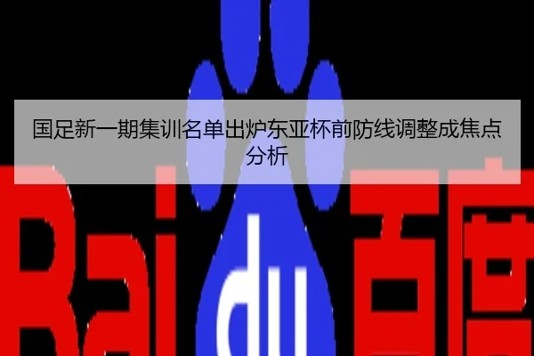 国足新一期集训名单出炉东亚杯前防线调整成焦点分析